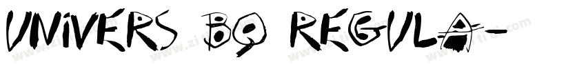 Univers BQ Regula字体转换